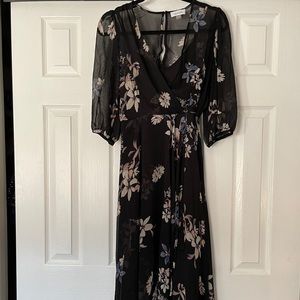 Calvin Klein maxi floral dress